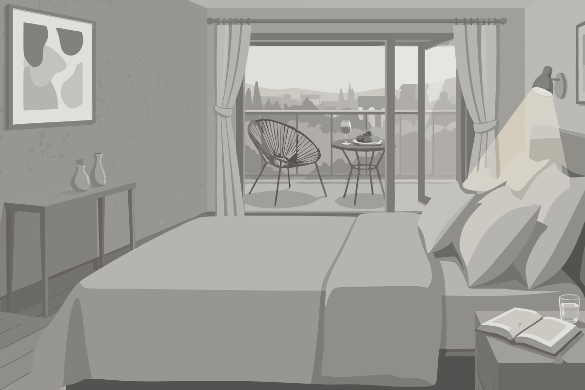 Chambre Double Deluxe - Vue sur Piscine